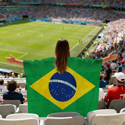 Brazil Fan Cape